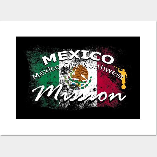 Mexico City Northwest Mormon LDS - Mission Missionary Wall Art by Origami Fashion